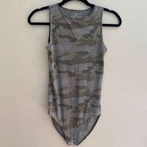 Only worn once! American Eagle Camo Bodysuit